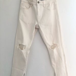 Mens Embellish Designer Distressed Jeans